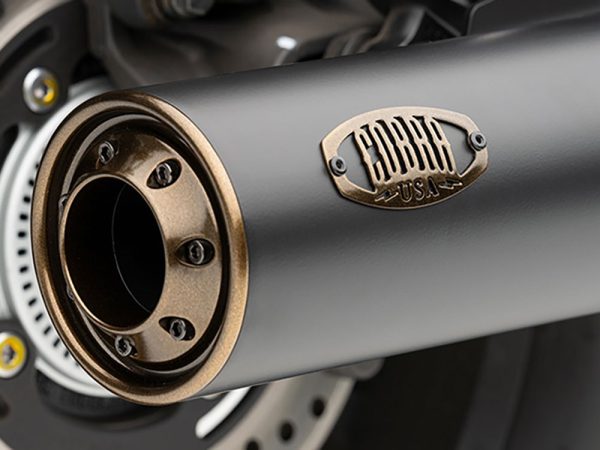 Slip-On Muffler - Black with Bronze Tip. Fits Honda CMX / Rebel 1100cc 2021up - Image 2