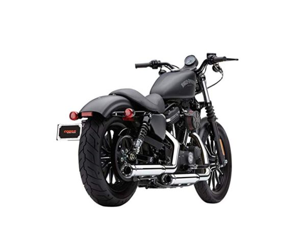 3in. RPT Slip On Mufflers - Chrome with Black Tips. Fits Sportster 2014-2021 - Image 2