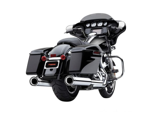 4in. Neighbor Hater Slip-On Mufflers - Chrome. Fits Touring 1995-2016 & Trike 2017-2020. - Image 2