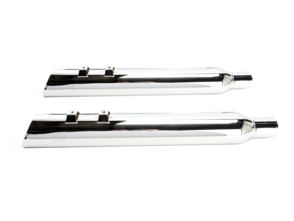 4in. 909 Uppercut Slip-On Mufflers - Chrome. Fits Touring 2017up. - Image 3