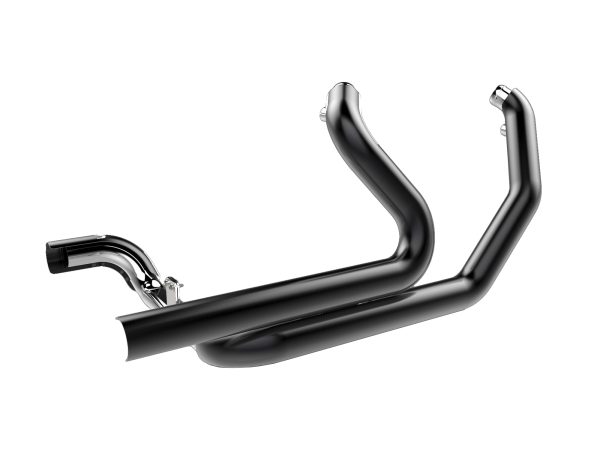 Right Side Tuck & Under Headers - Black. Fits Touring 2009-2016. - Image 2