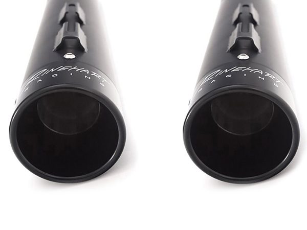 4in. Slip-On Mufflers - Black with Black End Caps. Fits Touring 2017up. - Image 4