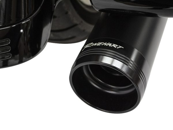 4-1/2in. MotoPro 45 Traditional Slip-On Mufflers - Black with Black End Caps. Fits Touring 2017up. - Image 2