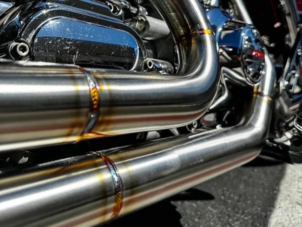 2-into-1 Full Length Exhaust - Stainless Steel. Fits Touring 1995-2016 - Image 4