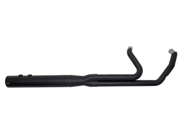 2-into-1 Sidewinder Exhaust - Black with Black End Cap. Fits Touring 2017up. - Image 2