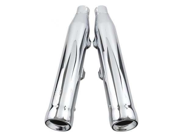 3in. Neighbor Hater Slip-On Mufflers - Chrome. Fits Sportster 2014-2021