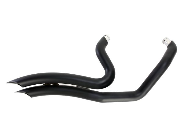 Speedster Short Swept Exhaust - Black. Fits Sportster 2014-2021