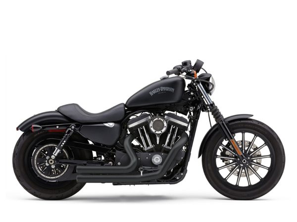 Speedster 909 Exhaust - Black. Fits Sportster 2014-2021