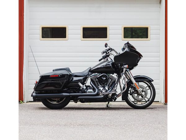 4-1/2in. Monarch Slip-On Mufflers - Black with Black End Caps. Fits Touring 1995-2016. - Image 3