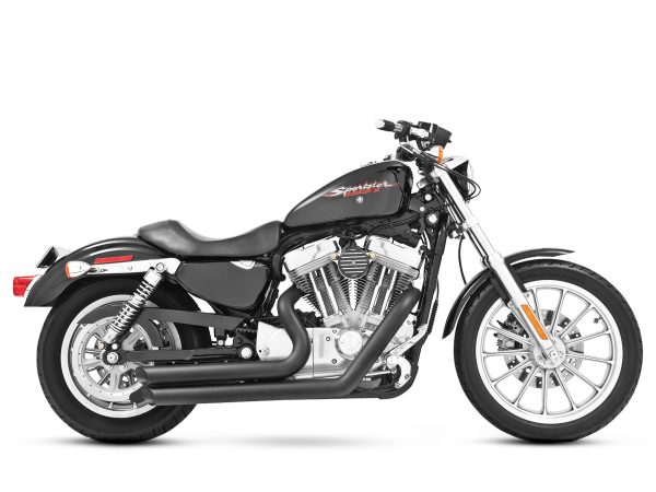 Amendment Exhaust - Black. Fits Sportster 2004-2021