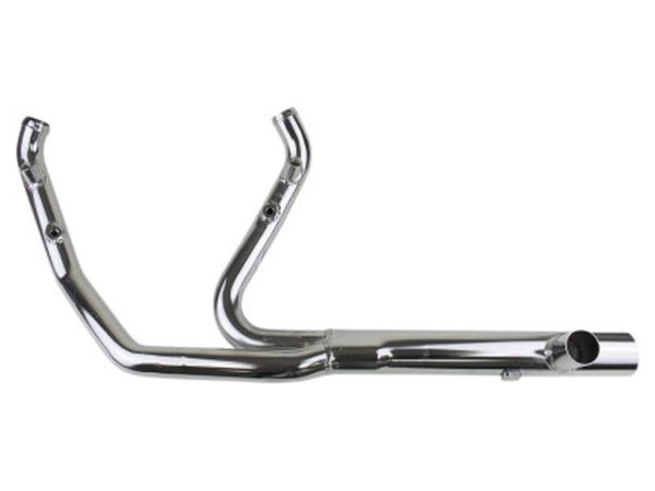 Hide-Away Performance Headers with 2.5in. Collector - Chrome. Fits Touring 2017up.