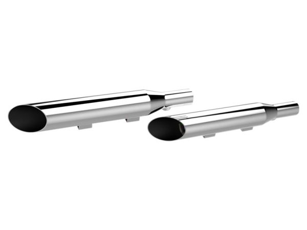 3in. HP-Plus Slash Cut Slip-On Mufflers - Chrome. Fits Sportster 2004-2013.