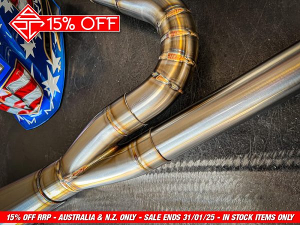 2-into-1 4.5in. Works Edition Big Bore Exhaust - Stainless Steel. Fits Dyna 2006-2017 - Image 4