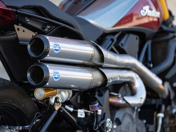 Grand National 2-into-2 High Exhaust - Stainless Steel. Fits Indian FTR1200 2019up. - Image 3