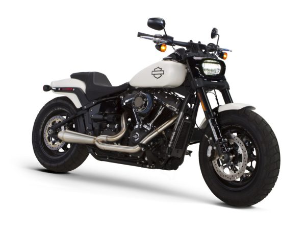 Megaphone Gen II 2-into-1 Exhaust - Stainless Steel. Fits Softail 2018up with Non-240 Rear Tyre. - Image 2