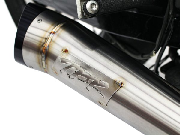 Shorty Turnout 2-into-1 Exhaust - Stainless Steel with Black End Cap. Fits Dyna 2006-2017. - Image 3