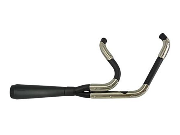 Assault 2-into-1 Exhaust - Black. Fits Touring 2007-2016.