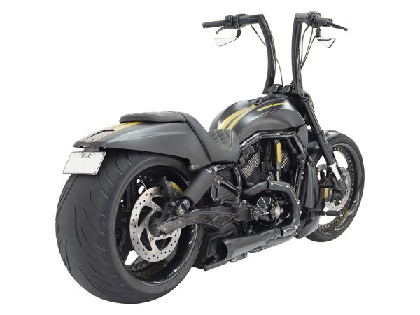 Assault 2-into-1 Exhaust - Black. Fits V-Rod 2007-2017. - Image 3