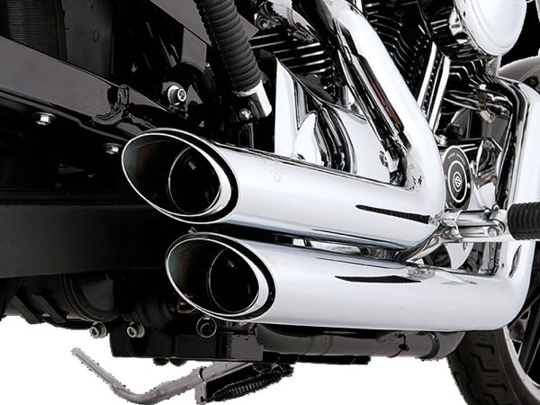 Shortshots Staggered Exhaust - Chrome. Fits Sportster 2004-2013 - Image 3