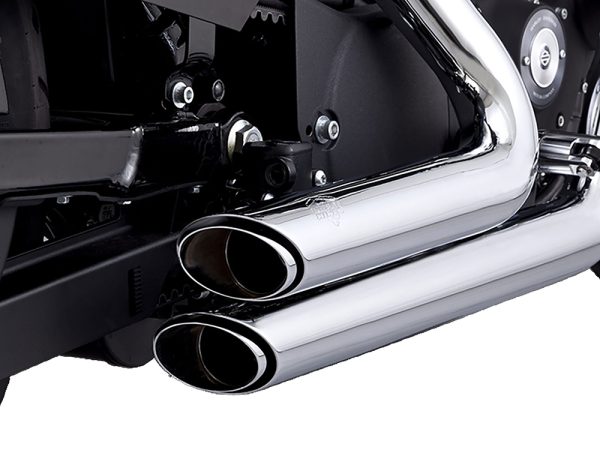 Shortshots Staggered Exhaust - Chrome. Fits Sportster 2014-2021 - Image 3