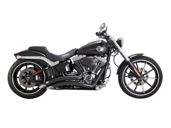 Big Radius Exhaust - Black. Fits Softail Breakout 2013-2017 - Image 2