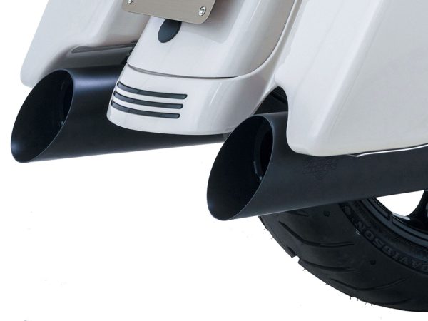 4.5in. Backslash Slip-On Mufflers - Black. Fits Touring 2017up - Image 4