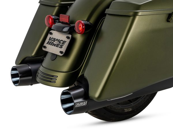 4.5in. Blackbird 450 Slip-On Mufflers - Black with Black End Caps. Fits Touring 2017up - Image 3