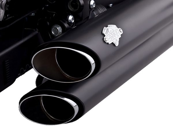 Shortshots Staggered Exhaust - Black. Fits Sportster 2004-2013 - Image 3