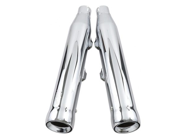 3in. Neighbor Hater Slip-On Mufflers - Chrome. Fits Sportster 2014-2021