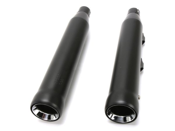 3in. Neighbor Hater Slip-On Mufflers - Black. Fits Sportster 2014-2021 - Image 2