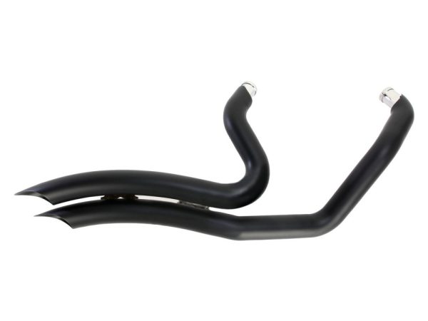 Speedster Short Swept Exhaust - Black. Fits Sportster 2014-2021