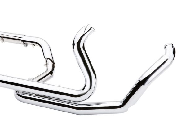 Power Port Right Side Tuck & Under Headers - Chrome. Fits Touring 2009-2016.