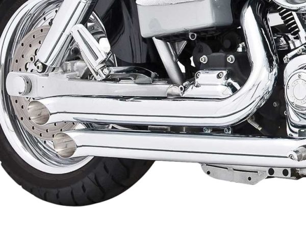 Declaration Turnouts Exhaust - Chrome. Fits Dyna 1991-2005. - Image 3