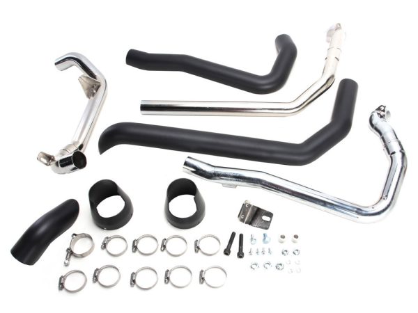 True Dual Headers - Black. Fits Indian Tourer 2014up. - Image 2