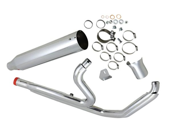 Outlaw 2-into-1 Exhaust - Chrome. Fits Touring 2017up - Image 3