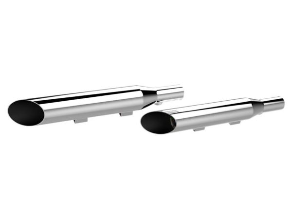 3in. HP-Plus Slash Cut Slip-On Mufflers - Chrome. Fits Sportster 2004-2013.