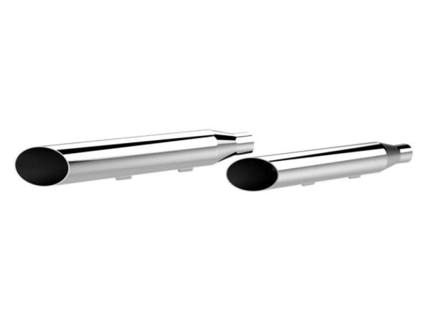 3in. HP-Plus Slash Cut Slip-On Mufflers - Chrome. Fits Sportster 2014-2021