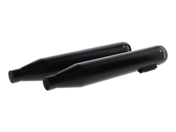 3-1/2in. Slip-On Mufflers - Black with Black End Caps. Fits Indian Scout 2015up. - Image 2