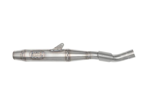 Slip On Muffler with Welded End Cap - Stainless. Fits Pan America 2021up.