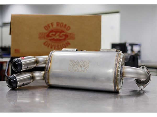 Power Tune XTO UTV Exhaust - Stainless Steel with Race Muffler. Fits Polaris RZR XP 1000 2015up. - Image 4