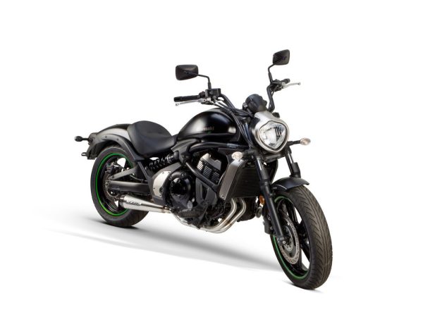 Comp-S 2-into-1 Exhaust - Stainless Steel with Carbon Fiber End Cap. Fits Kawasaki Vulcan 'S' 650cc 2015up. - Image 2