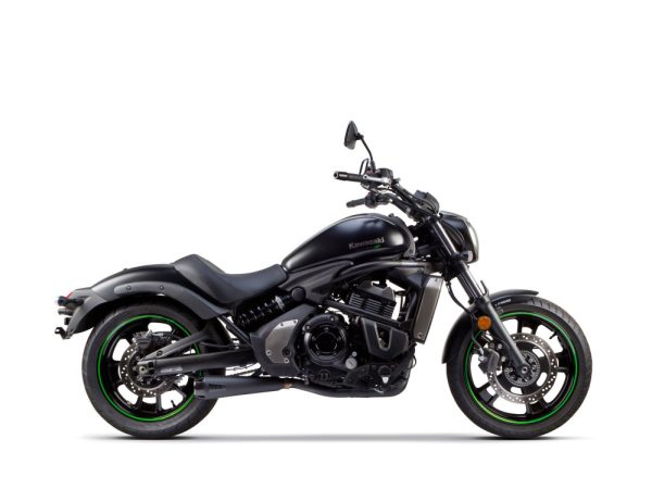 Comp-S 2-into-1 Exhaust - Stainless Steel with Carbon Fiber End Cap. Fits Kawasaki Vulcan 'S' 650cc 2015up. - Image 3