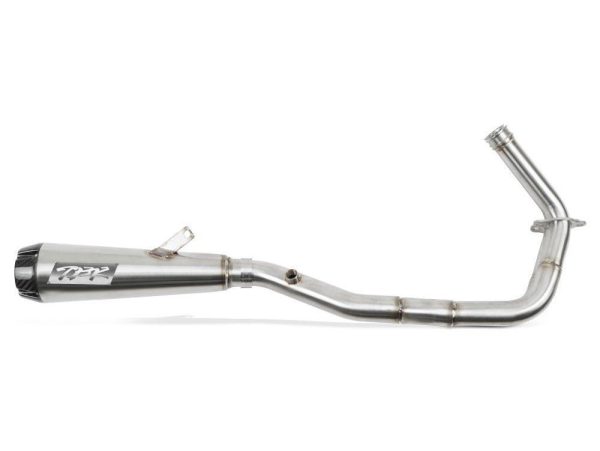 Comp-S 2-into-1 Exhaust - Stainless Steel with Carbon Fiber End Cap. Fits Kawasaki Vulcan 'S' 650cc 2015up. - Image 4