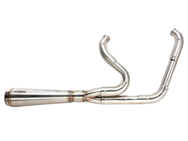 Assault 2-into-1 Exhaust - Stainless Steel. Fits Softail 2018up.