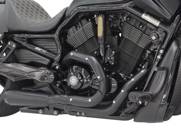 Assault 2-into-1 Exhaust - Black. Fits V-Rod 2007-2017. - Image 4