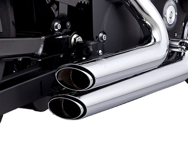 Shortshots Staggered Exhaust - Chrome. Fits Sportster 2004-2013 - Image 4