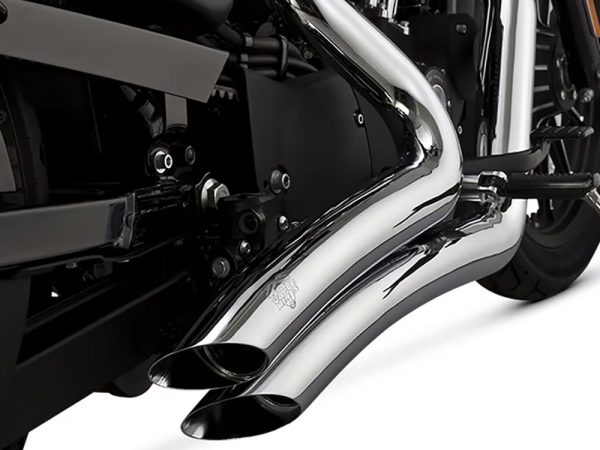 Big Radius Exhaust - Chrome. Fits Sportster 2014-2021