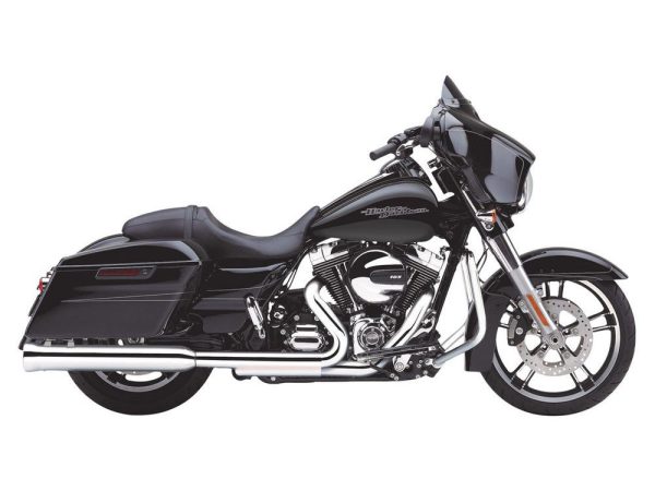 4in. Neighbor Hater Slip-On Mufflers - Chrome. Fits Touring 1995-2016 & Trike 2017-2020.