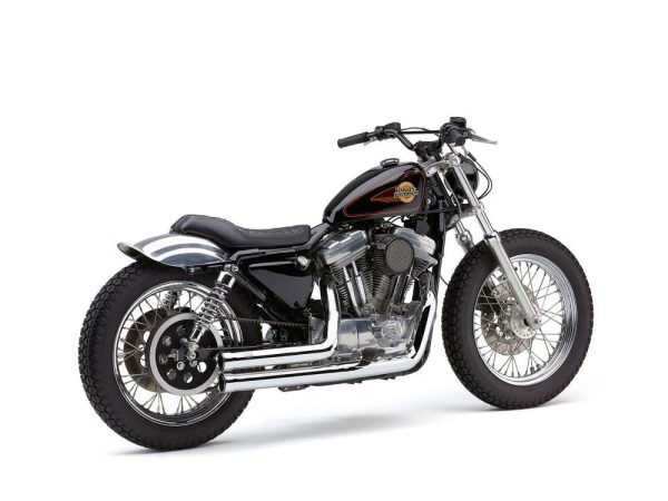 Speedster 909 Exhaust - Chrome. Fits Sportster 1986-2003.