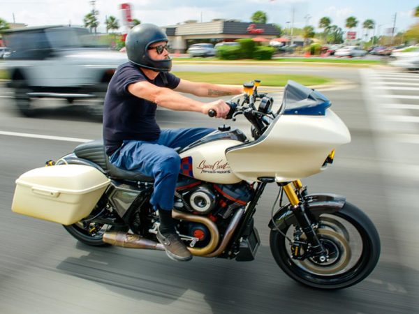 Shorty 2-into-1 Exhaust with Welded End Cap - Stainless. Fits Touring 2017up.